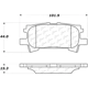 Purchase Top-Quality Plaquette arrière semi-métallique Severe Duty par CENTRIC PARTS - 106.09960 pa3