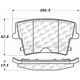 Purchase Top-Quality Plaquette arrière semi-métallique Severe Duty par CENTRIC PARTS - 106.10570 pa6