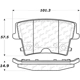 Purchase Top-Quality Plaquette arrière semi-métallique Severe Duty par CENTRIC PARTS - 106.10571 pa7