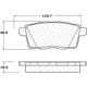 Purchase Top-Quality Plaquette arrière semi-métallique Severe Duty par CENTRIC PARTS - 106.12590 pa4