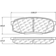Purchase Top-Quality Plaquette arrière semi-métallique Severe Duty par CENTRIC PARTS - 106.13040 pa1