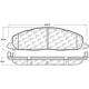 Purchase Top-Quality Plaquette arrière semi-métallique Severe Duty par CENTRIC PARTS - 106.14000 pa3