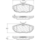Purchase Top-Quality Plaquette arrière semi-métallique Severe Duty par CENTRIC PARTS - 106.14650 pa4
