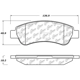 Purchase Top-Quality Rear Severe Duty Semi Metallic Premium Pad by CENTRIC PARTS - 106.14901 pa1