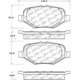 Purchase Top-Quality Plaquette arrière semi-métallique Severe Duty par CENTRIC PARTS - 106.16120 pa5