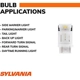 Purchase Top-Quality Rear Side Marker by SYLVANIA - 3157SL.BP2 pa28