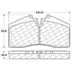 Purchase Top-Quality plaquettes arrière en céramique de qualité supérieur by CENTRIC PARTS - 105.06090 pa2