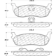 Purchase Top-Quality CENTRIC PARTS - 105.07110 - Rear Disc Brake Pad Set pa2