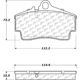 Purchase Top-Quality Rear Super Premium Ceramic Pads by CENTRIC PARTS - 105.07380 pa1