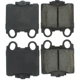 Purchase Top-Quality Rear Super Premium Ceramic Pads by CENTRIC PARTS - 105.07710 pa6