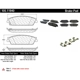 Purchase Top-Quality CENTRIC PARTS - 105.11940 - Rear Super Premium Ceramic Pads pa3