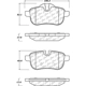 Purchase Top-Quality Rear Super Premium Ceramic Pads by CENTRIC PARTS - 105.14330 pa5