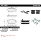 Purchase Top-Quality CENTRIC PARTS - 105.14450 - Rear Disc Brake Pad Set pa2