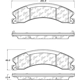 Purchase Top-Quality Rear Super Premium Ceramic Pads by CENTRIC PARTS - 105.15651 pa5