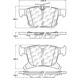 Purchase Top-Quality plaquettes arrière en céramique de qualité supérieur par CENTRIC PARTS - 105.19010 pa1