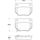 Purchase Top-Quality Plaquettes arrières semi-métallique de qualité supérieur par CENTRIC PARTS - 104.04611 pa14