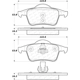 Purchase Top-Quality Plaquettes arrières semi-métallique de qualité supérieur by CENTRIC PARTS - 104.07950 pa8