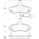 Purchase Top-Quality Plaquettes arrières semi-métallique de qualité supérieur by CENTRIC PARTS - 104.08990 pa8