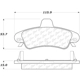 Purchase Top-Quality Plaquettes arrières semi-métallique de qualité supérieur by CENTRIC PARTS - 104.08991 pa12