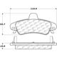 Purchase Top-Quality Plaquettes arrières semi-métallique de qualité supérieur by CENTRIC PARTS - 104.08991 pa5