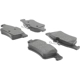 Purchase Top-Quality CENTRIC PARTS - 104.10950 - Rear Super Premium Semi Metallic Pads pa6