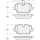 Purchase Top-Quality Plaquettes arrières semi-métallique de qualité supérieur by CENTRIC PARTS - 104.12260 pa6