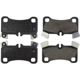 Purchase Top-Quality Rear Super Premium Semi Metallic Pads by CENTRIC PARTS - 104.13500 pa1