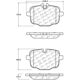 Purchase Top-Quality Plaquettes arrières semi-métallique de qualité supérieur par CENTRIC PARTS - 104.14690 pa8