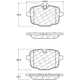 Purchase Top-Quality Plaquettes arrières semi-métallique de qualité supérieur par CENTRIC PARTS - 104.14691 pa1