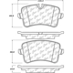 Purchase Top-Quality Plaquettes arrières semi-métallique de qualité supérieur par CENTRIC PARTS - 104.15470 pa3