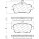 Purchase Top-Quality Rear Super Premium Semi Metallic Pads by CENTRIC PARTS - 104.16300 pa6