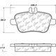 Purchase Top-Quality Rear Super Premium Semi Metallic Pads by CENTRIC PARTS - 104.16462 pa1