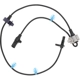 Purchase Top-Quality HOLSTEIN - 2ABS2960 - Rear Wheel ABS Sensor pa1