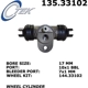 Purchase Top-Quality Rear Wheel Cylinder by CENTRIC PARTS - 135.33102 pa2