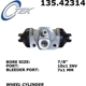 Purchase Top-Quality Cylindre de roue arrière par CENTRIC PARTS - 135.42314 pa2
