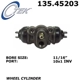 Purchase Top-Quality Rear Wheel Cylinder by CENTRIC PARTS - 135.45203 pa1