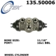 Purchase Top-Quality Cylindre de roue arrière par CENTRIC PARTS - 135.50006 pa2