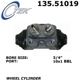 Purchase Top-Quality Rear Wheel Cylinder by CENTRIC PARTS - 135.51019 pa1