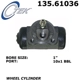 Purchase Top-Quality Cylindre de roue arrière par CENTRIC PARTS - 135.61036 pa2