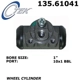 Purchase Top-Quality Rear Wheel Cylinder by CENTRIC PARTS - 135.61041 pa2