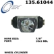Purchase Top-Quality Cylindre de roue arrière par CENTRIC PARTS - 135.61044 pa4