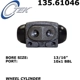 Purchase Top-Quality Rear Wheel Cylinder by CENTRIC PARTS - 135.61046 pa1