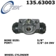 Purchase Top-Quality Rear Wheel Cylinder by CENTRIC PARTS - 135.63003 pa1
