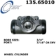 Purchase Top-Quality Cylindre de roue arrière par CENTRIC PARTS - 135.65010 pa5