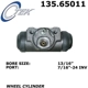 Purchase Top-Quality Cylindre de roue arrière par CENTRIC PARTS - 135.65011 pa2