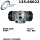 Purchase Top-Quality Cylindre de roue arrière par CENTRIC PARTS - 135.66022 pa2