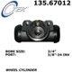Purchase Top-Quality Cylindre de roue arrière par CENTRIC PARTS - 135.67012 pa4