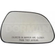 Purchase Top-Quality Replacement Door Mirror Glass by DORMAN/HELP - 56475 pa3