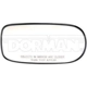 Purchase Top-Quality Replacement Door Mirror Glass by DORMAN/HELP - 56602 pa3