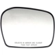 Purchase Top-Quality Replacement Door Mirror Glass by DORMAN/HELP - 56950 pa1